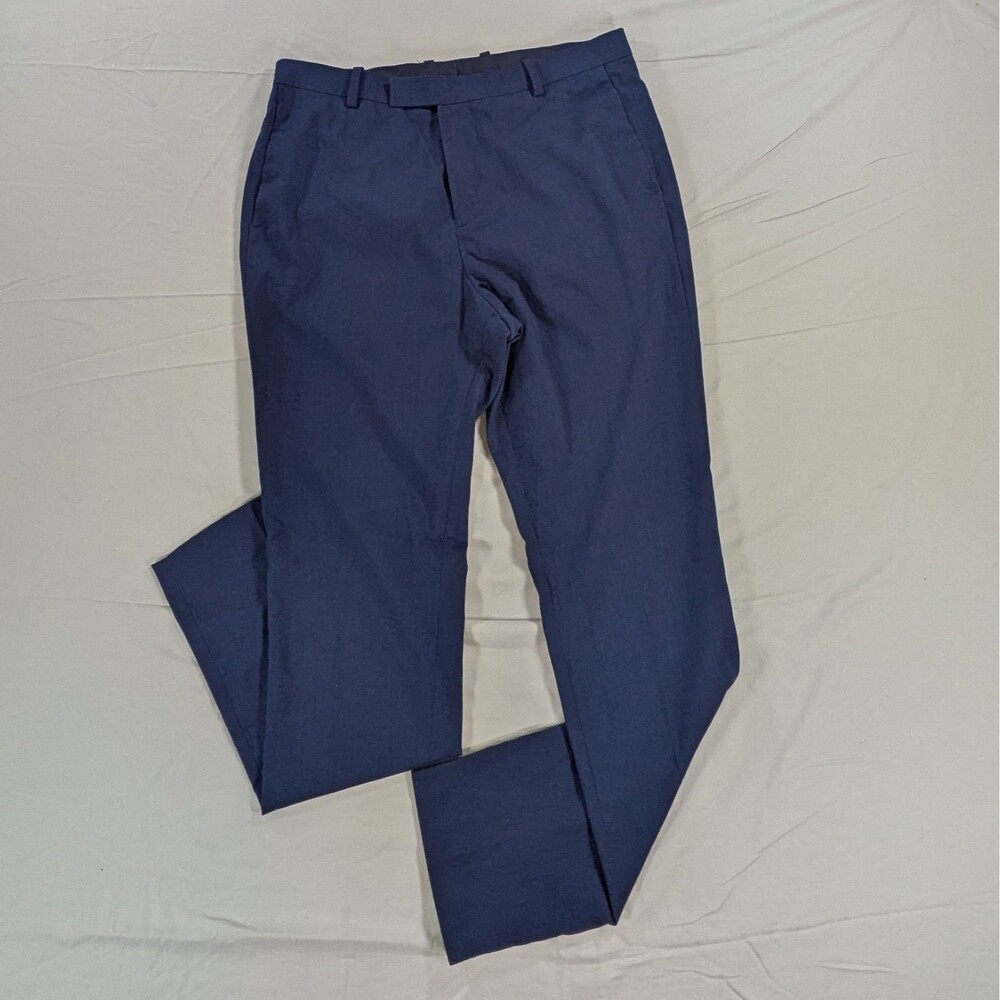 H&M Skinny Fit Stretch Chino Pants Navy Blue Men's 32R